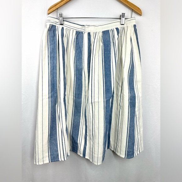 Anthropologie Eri + Ali About Town Striped Skirt Size XL NWT - Picture 10 of 11